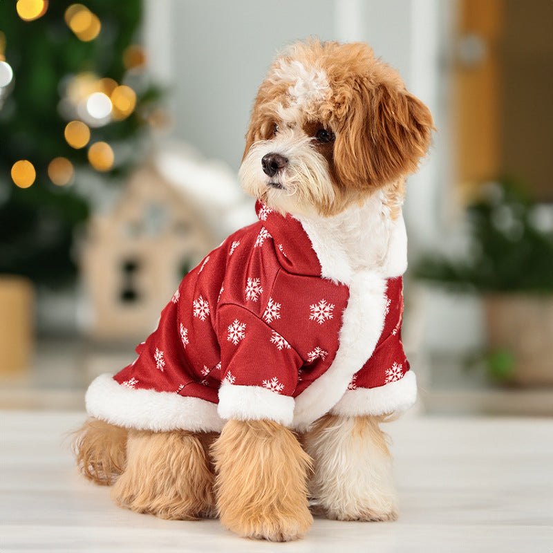 Christmas Pet Fleece Outfit